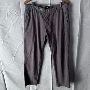 Boggi Milano Mens Size 34 Chino Pants Brown Slim Fit Trousers BO22C012103-OA24